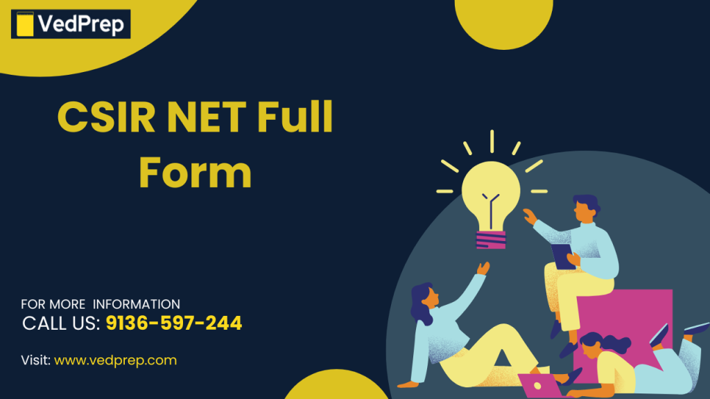 CSIR NET FULL FORM