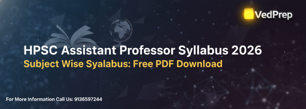 HPSC Assistant Professor Syllabus