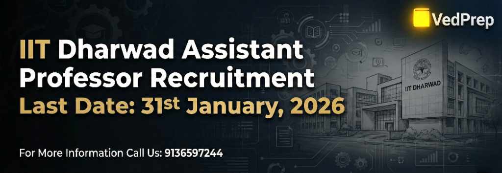 IIT Dharwad Faculty Recruitment