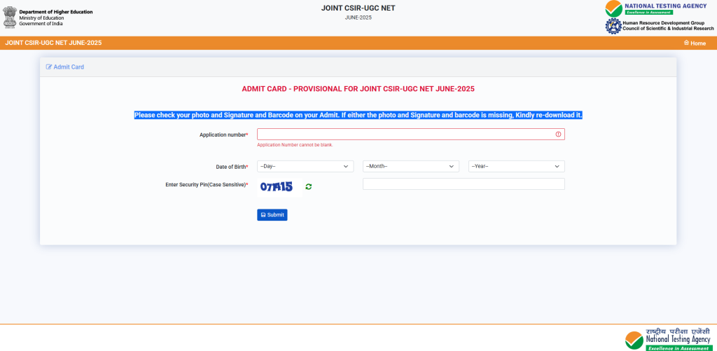 CSIR NET Exam City Intimation Slip 2025 Released, Direct Link and How ...