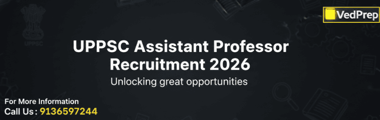 UPPSC Assistant Professor Recruitment 2026