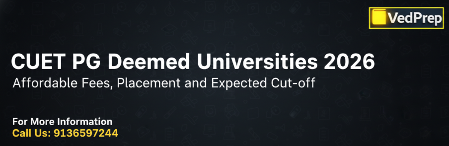 CUET PG Deemed Universities 2026