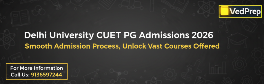 Delhi University CUET PG Admissions 2026