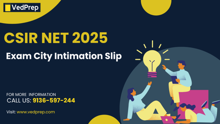 CSIR NET Exam City Intimation Slip 2025 Released, Direct Link and How ...