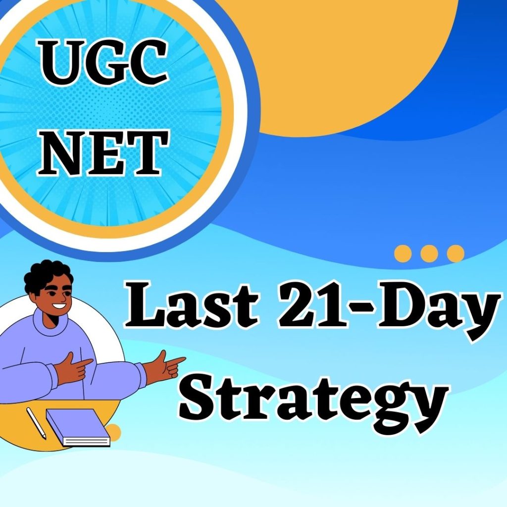 UGC NET 2023 last 21-day strategy visual image