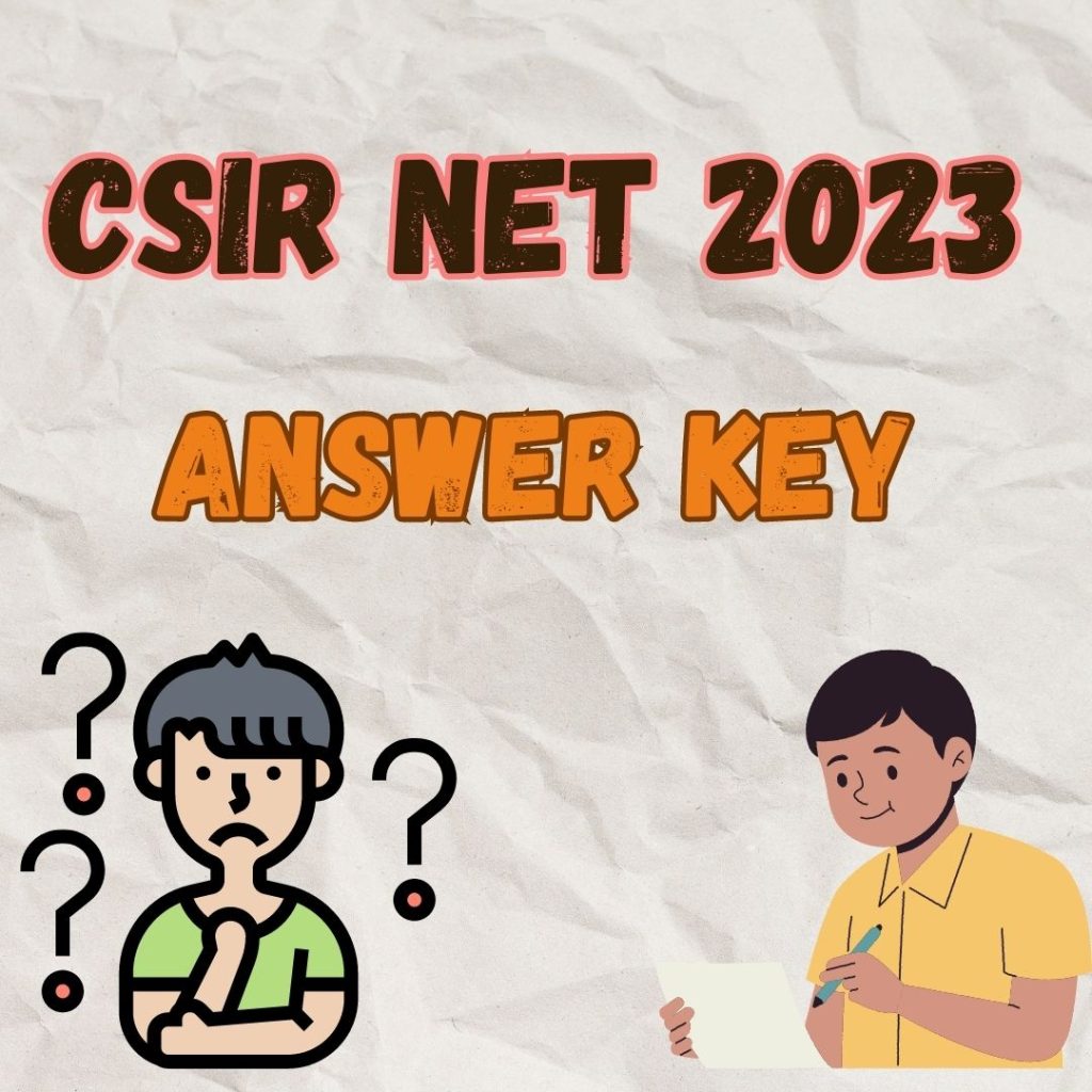 CSIR NET 2023 Answer Key (OUT)