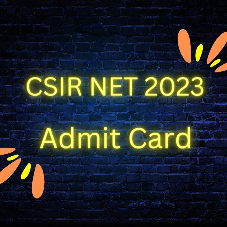 CSIR NET 2023 Admit Card (OUT): Here’s How To Download