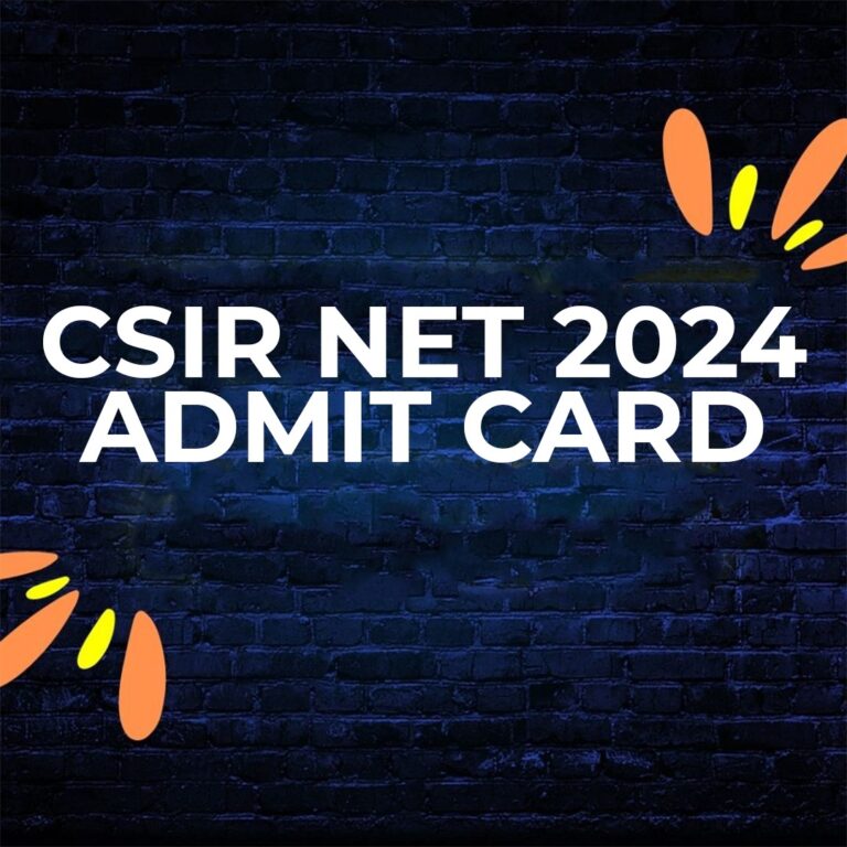 CSIR NET 2024 Admit Card (OUT): Here’s How To Download